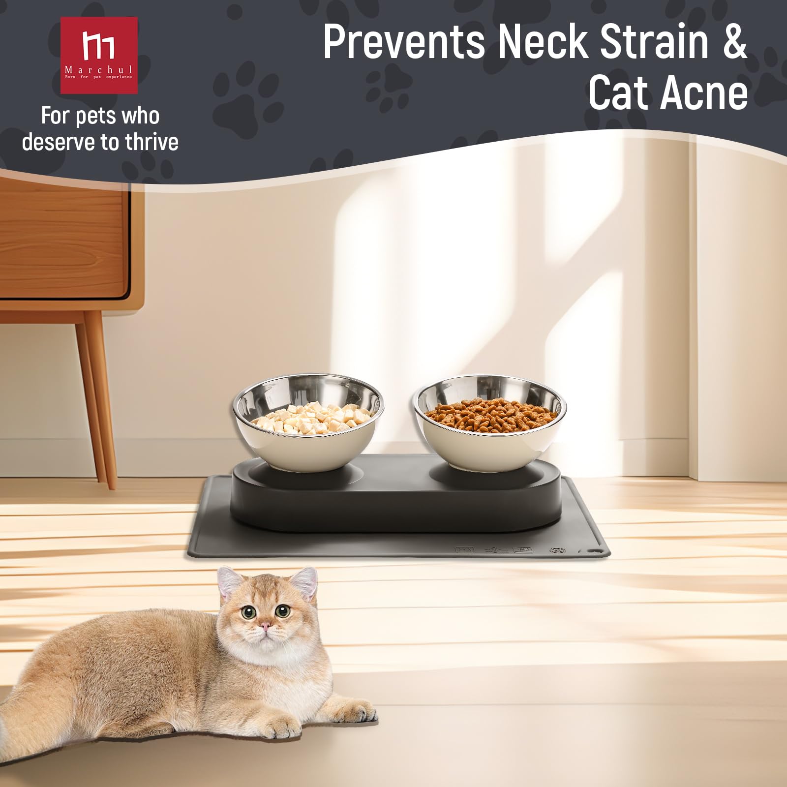 Marchul 1-second detachable design makes bowl cleanup quick and easy.