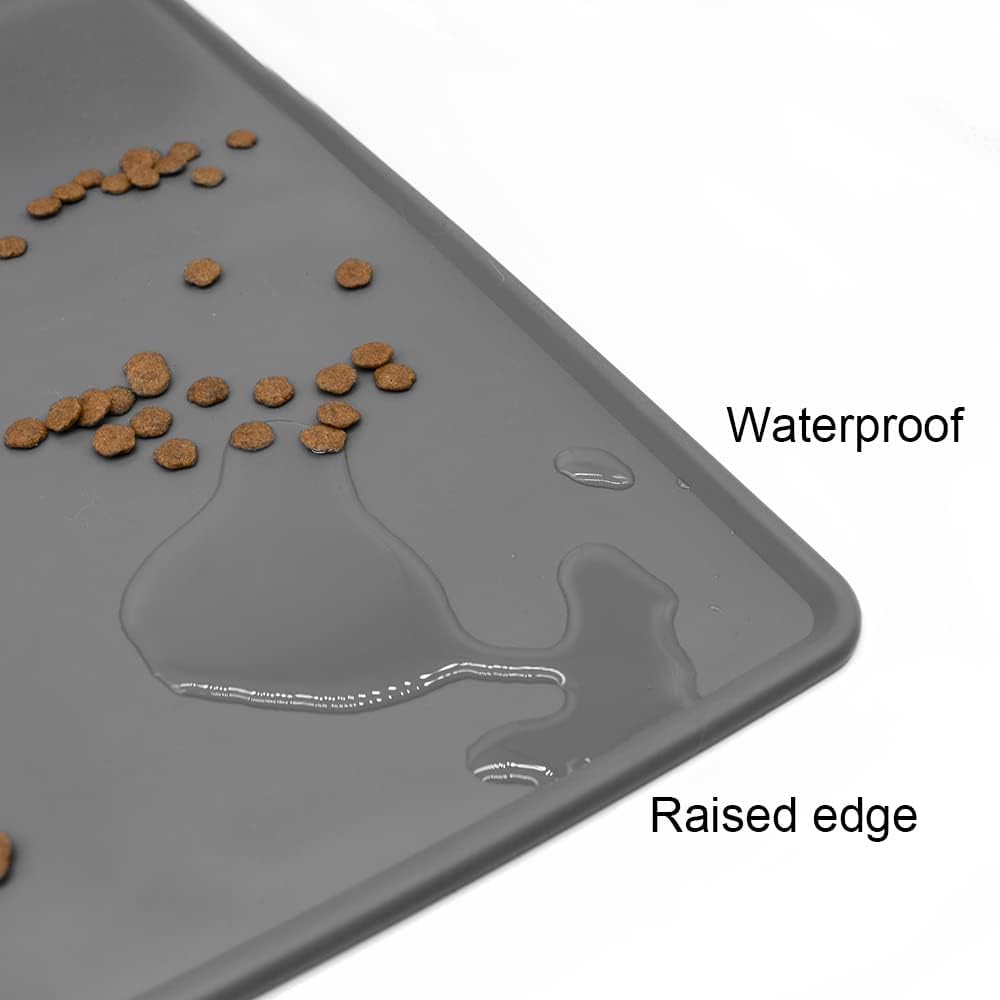 Marchul cat bowls set non-slip base illustrates stability during busy meals.