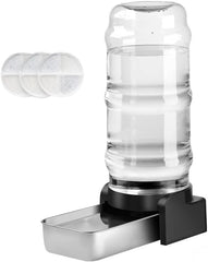 Marchul dog water dispenser shows 2.3-gallon capacity for dependable hydration.