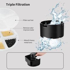 Marchul gravity-fed waterer demonstrates automatic fill for busy owners.