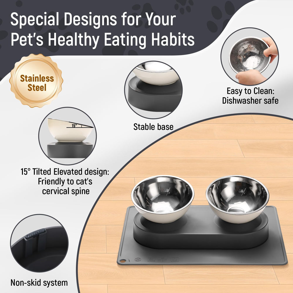 Marchul waterproof non-slip mat keeps floors clean and crumbs contained.