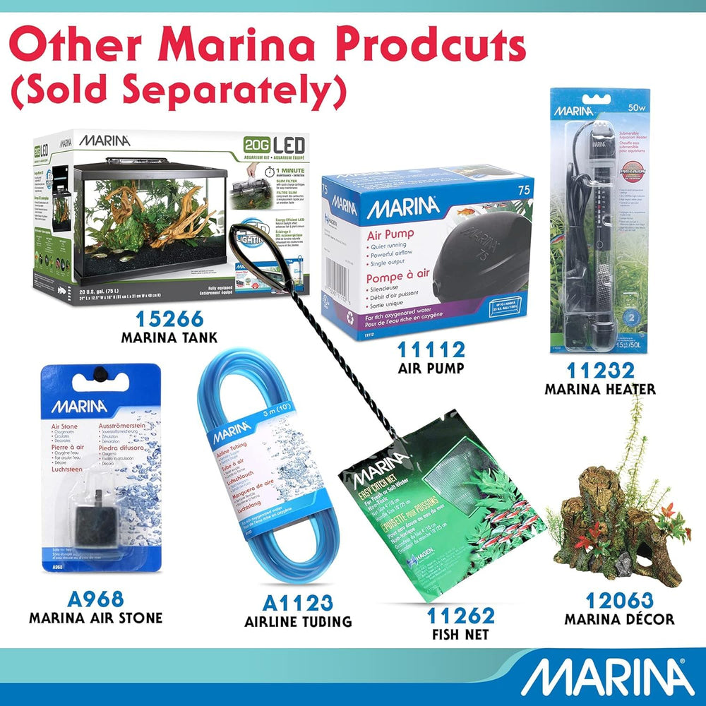 Marina 12-pack Bio Clear cartridges for easy replacement.