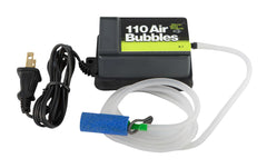 Marine Metal A-1 air bubbles pump assembled for ready bait aeration.