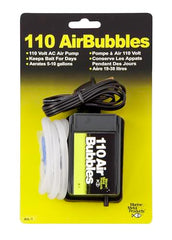Marine Metal A-1 air bubbles pump in-use bait tank for steady oxygenation of live bait.