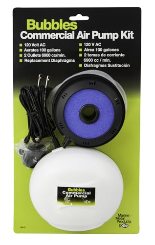 Marine Metal A-3 twin-outlets aerator provides efficient aeration for up to 100 gallons.