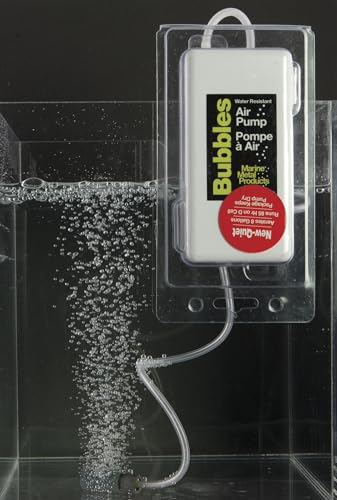 Marine Metal Bubbles Air Pump water-resistant switch ensures durable operation in wet buckets.