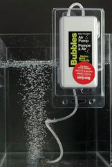 Marine Metal Bubbles Air Pump water-resistant switch ensures durable operation in wet buckets.