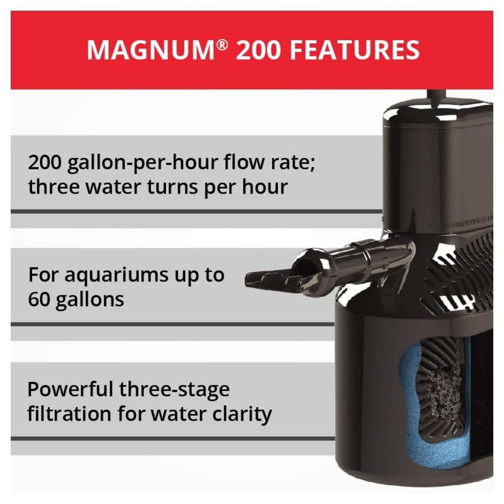 Marineland Bio-Spira media area supports beneficial bacteria