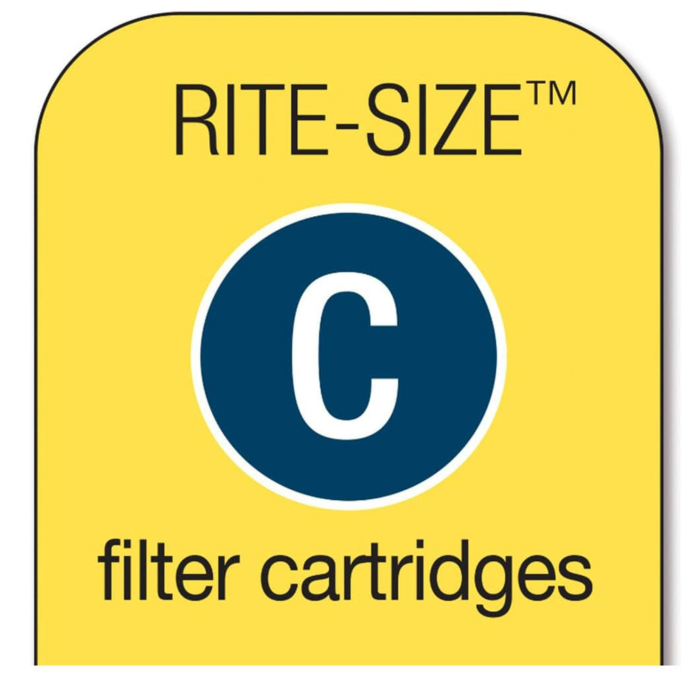 Marineland Black Diamond Activated Carbon inside cartridge provides chemical filtration.