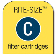 Marineland Black Diamond Activated Carbon inside cartridge provides chemical filtration.