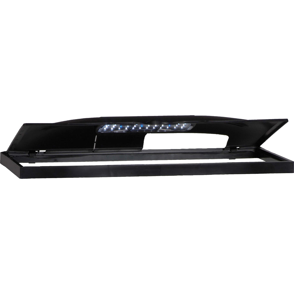 Marineland LED Light Hood hinged-access simplifies maintenance with quick frame access.