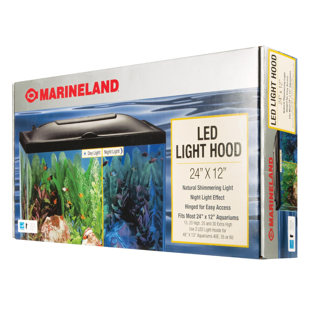 Marineland LED Light Hood tank-compatibility-15g-20h-25g-30xh enables flexible aquarium setups.