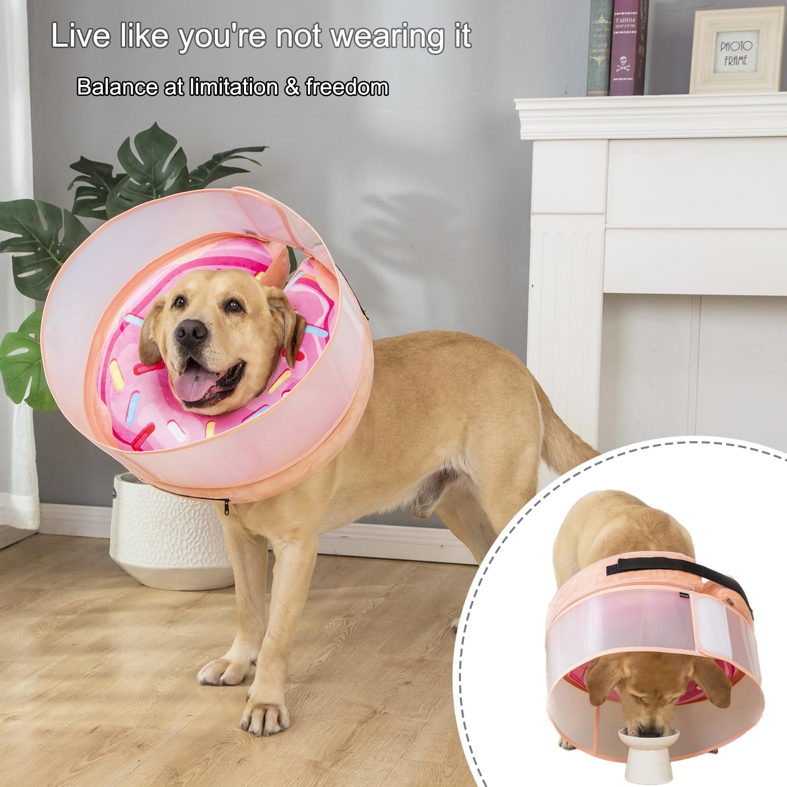Mariyago fixed-position inside cone secures a snug fit with collar.
