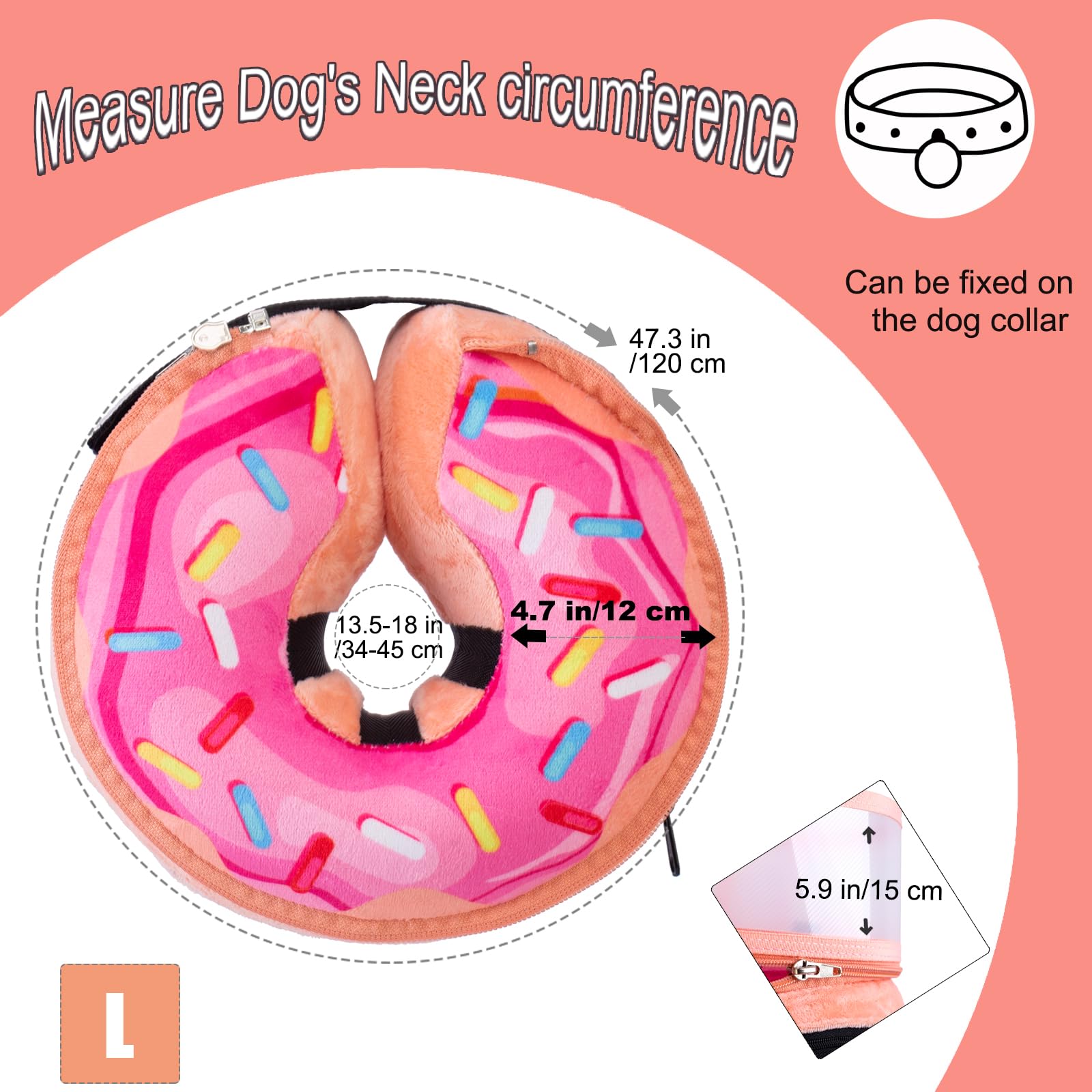 Mariyago Donut Pink2 removable hard plastic cover protects wounds