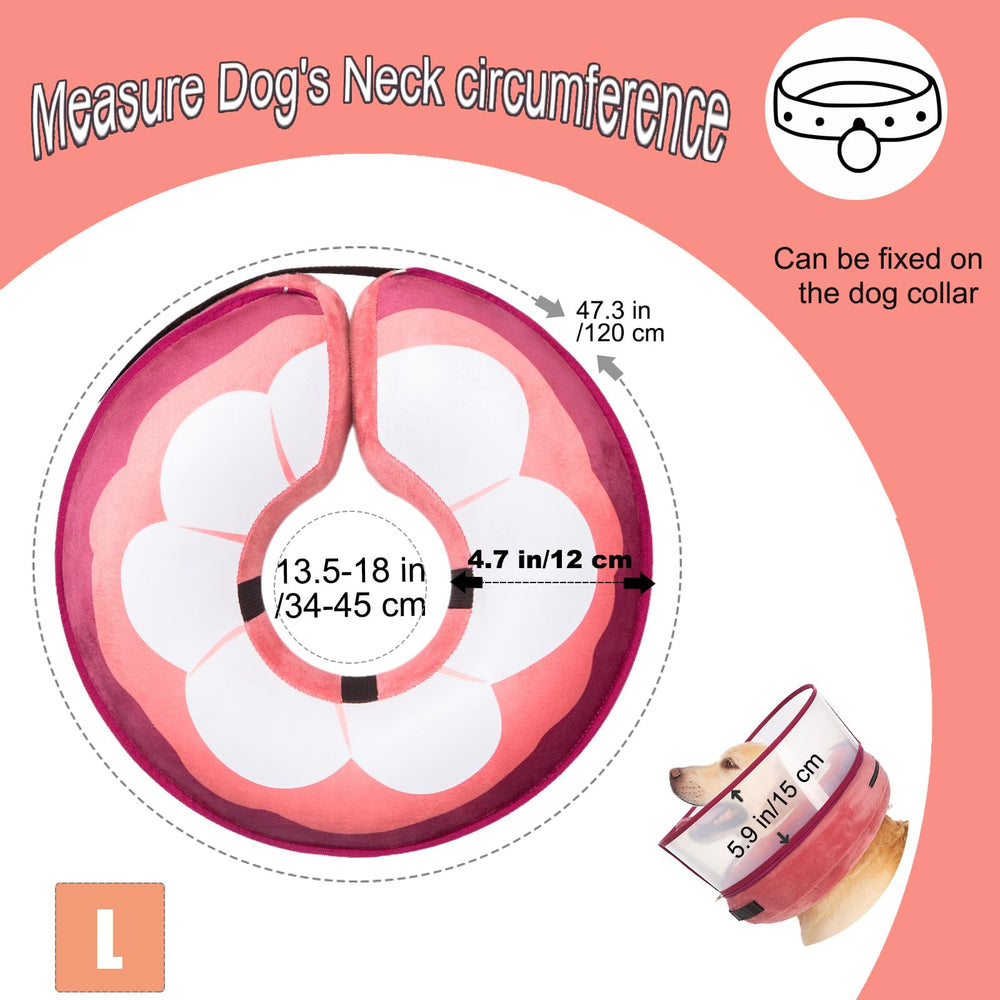 Mariyago inflatable dog cone large air valve use demonstrates simple inflation and customizable stiffness.
