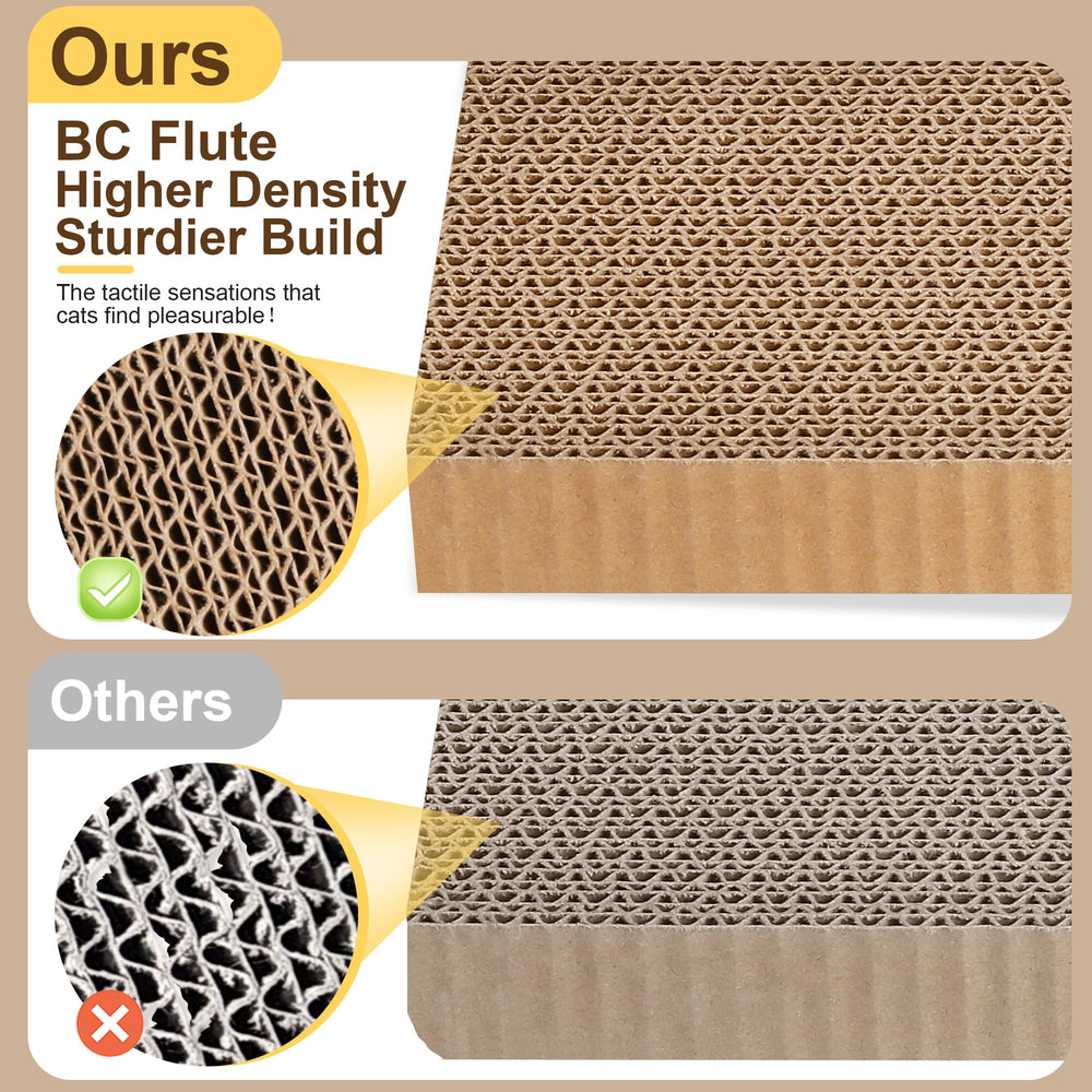 Markarbarka cat scratching board modular system, combine boards for multi-cat play.