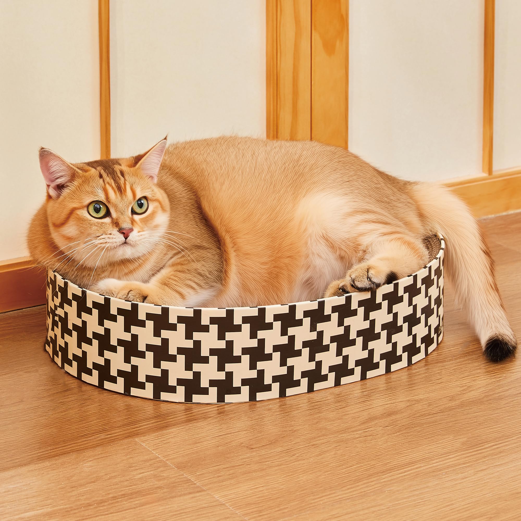 Markarbarka furniture-protector couch-view shows protection while satisfying scratching instincts.