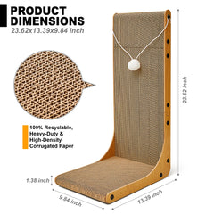 Markarbarka Value 2-Pack scratcher with toy balls shown ready for cats and play