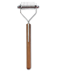 Mars Coat King blunt dematting rake close-up, 10 blades for heavy coats