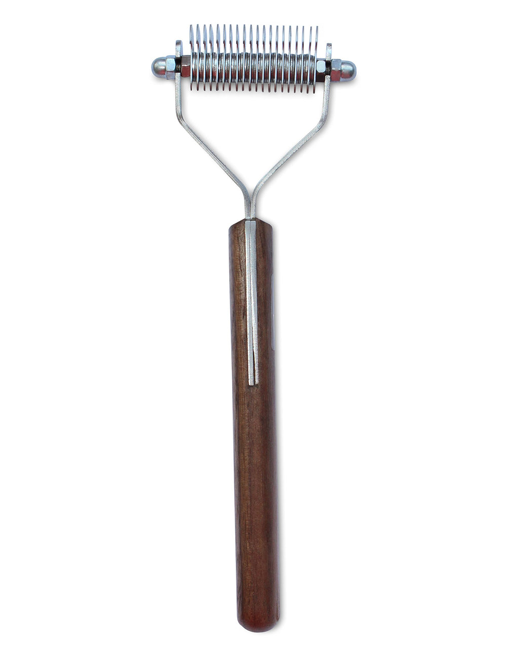 Mars Coat King blunt dematting rake blades closeup for precise undercoat removal