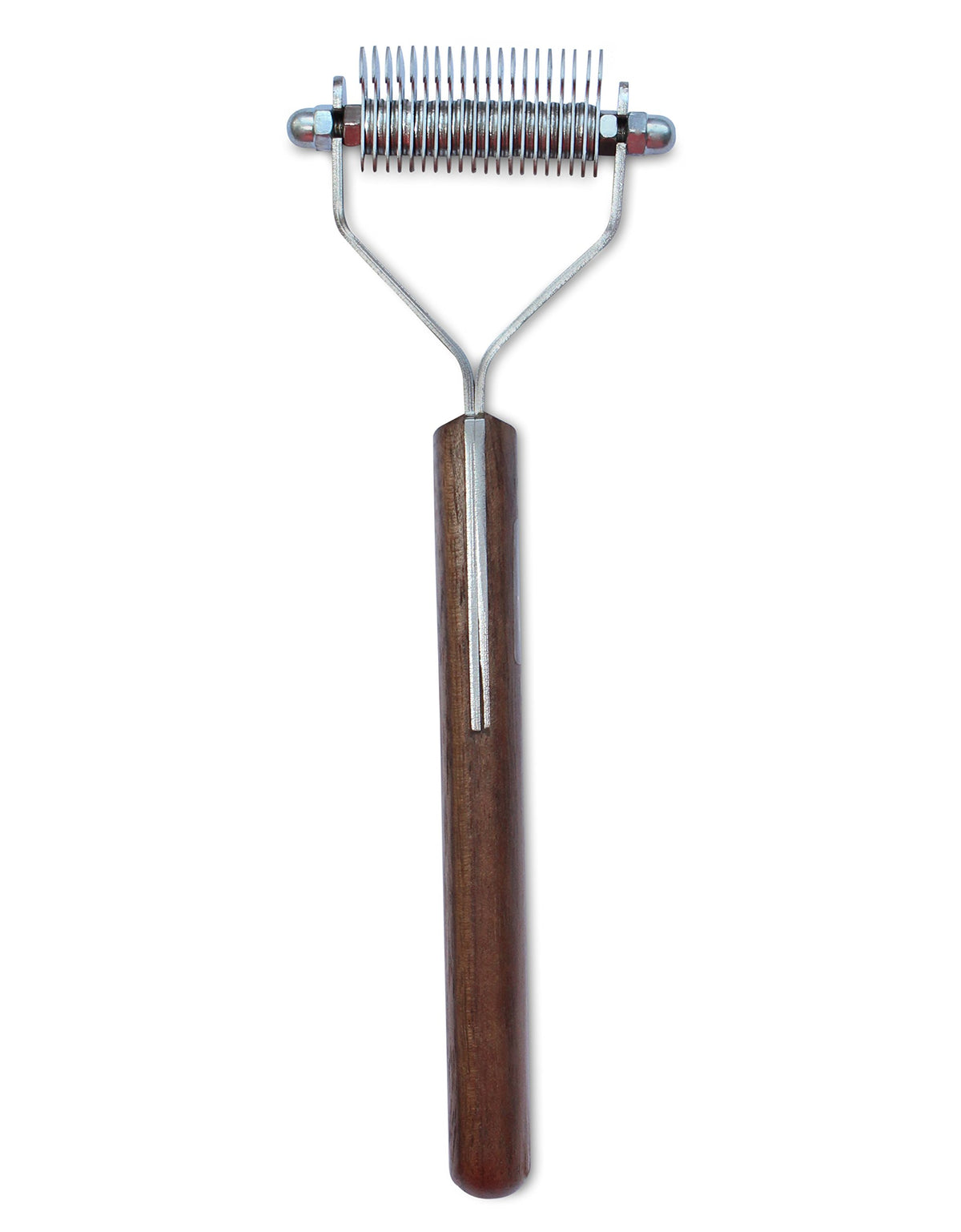 Mars Coat King blunt dematting rake blades closeup for precise undercoat removal