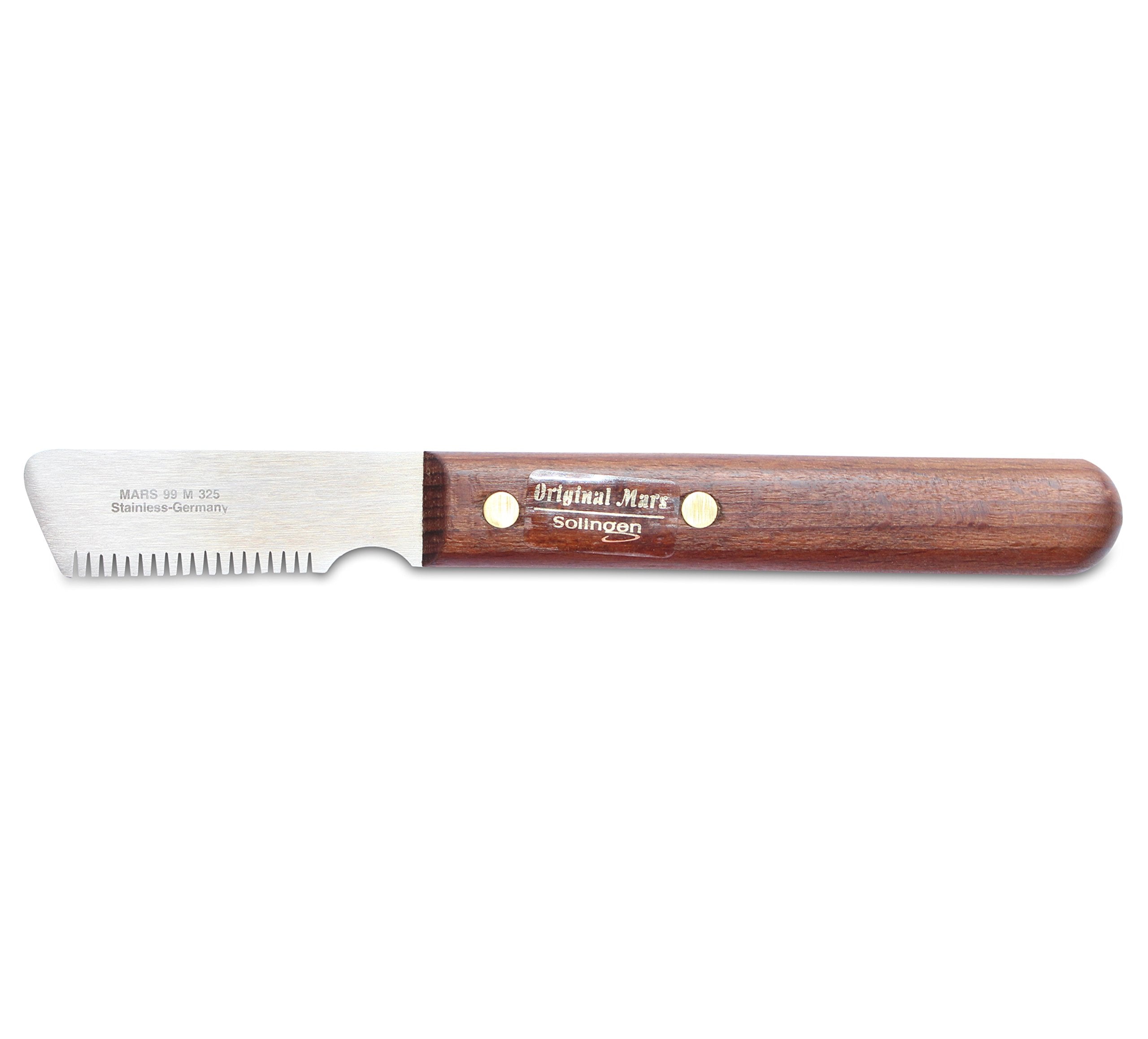Mars Coat King professional dog stripping knife full view for terrier grooming and undercoat removal