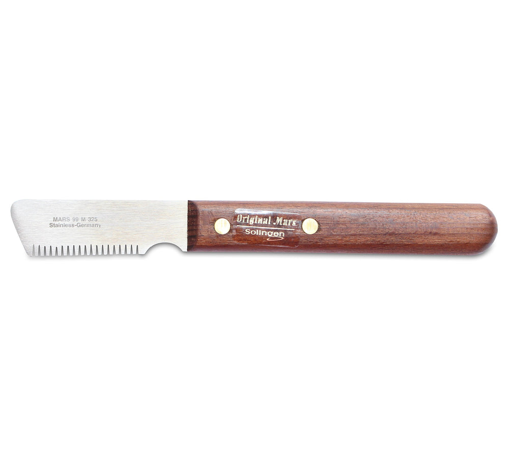 Mars Coat King professional dog stripping knife full view for terrier grooming and undercoat removal