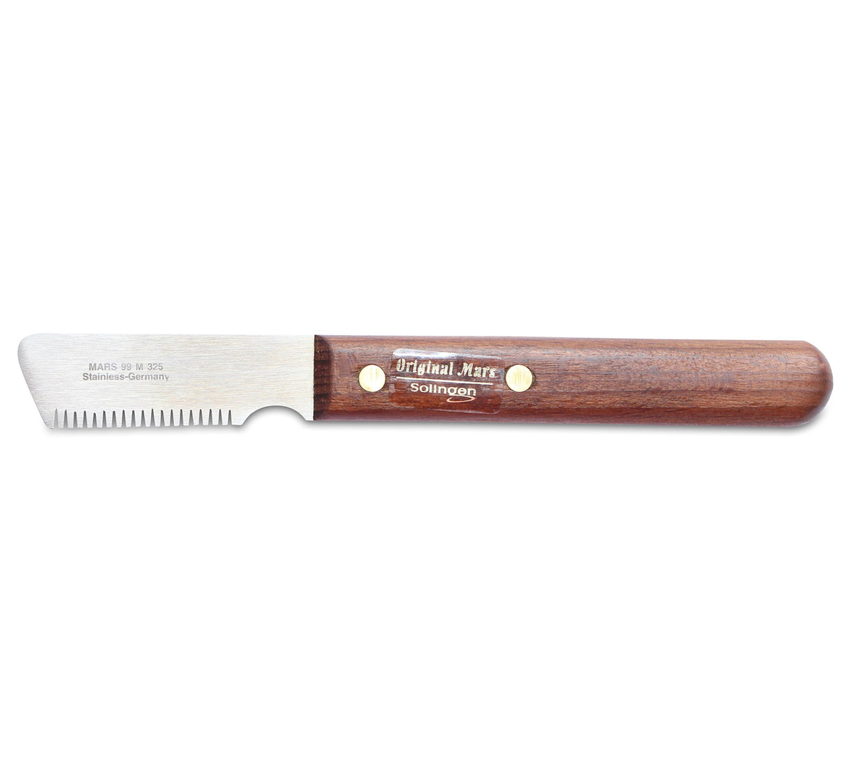 Mars Coat King professional dog stripping knife full view for terrier grooming and undercoat removal