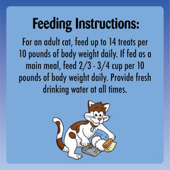 Mars Whiskas Temptations Indoor Care chicken flavor fiber benefits photo highlights digestive support potential.