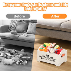 Marsui dog supply box handle close-up highlighting easy transport.
