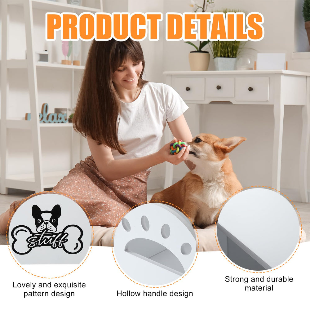 Marsui dog supply box interior shows organized space for leashes and treats.