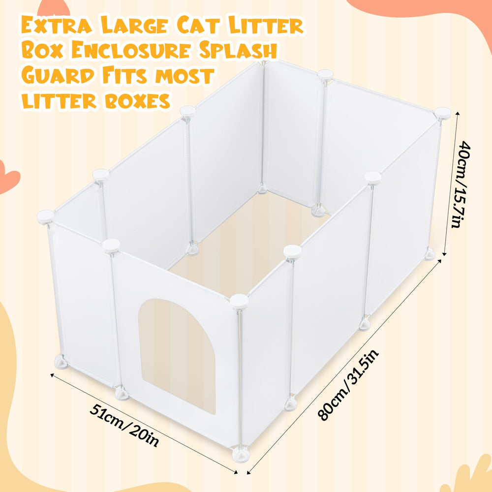 Marsui litter box enclosure side view emphasizing privacy shield and containment
