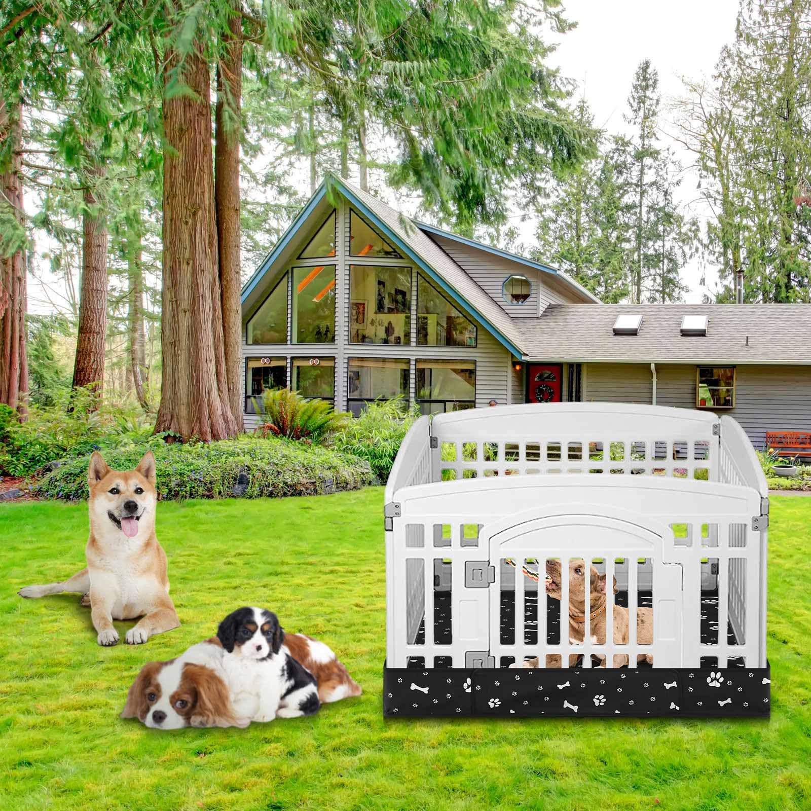 Marsui paw print design adds a stylish touch to your pet's space.