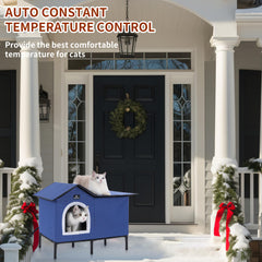 MARUNDA thermostat-controlled heater detail highlights consistent warmth for feline comfort
