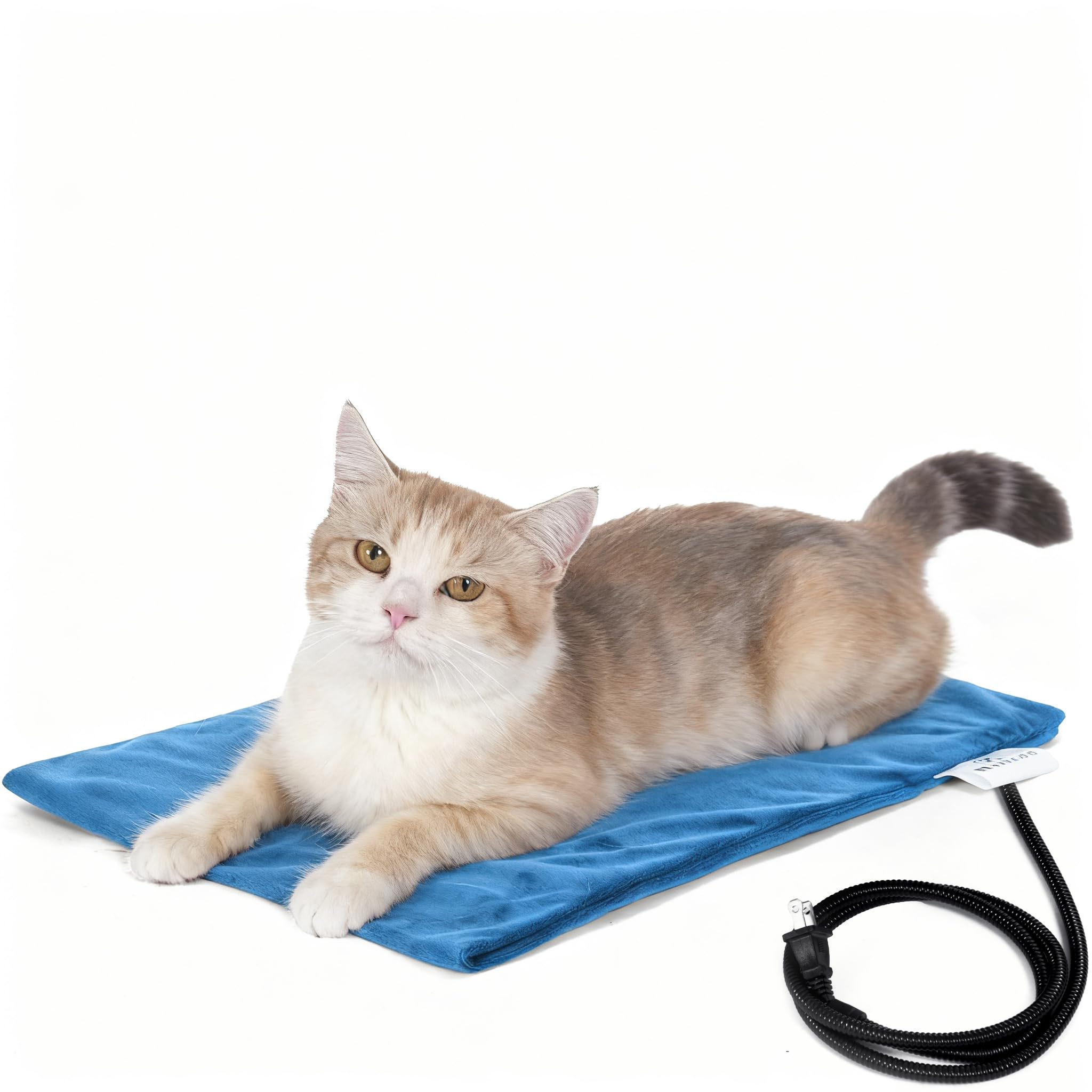 MARUNDA pet heating pad blue exterior delivers cozy warmth for cats and dogs