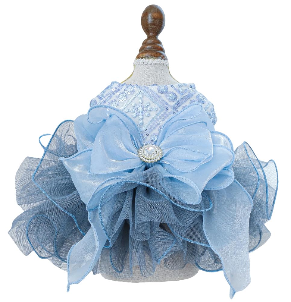 MaruPet Blingbling Princess Dress front view for festive photos