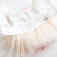 MaruPet Fashion Sweet Puppy Dress close-up, bling details add festive charm.