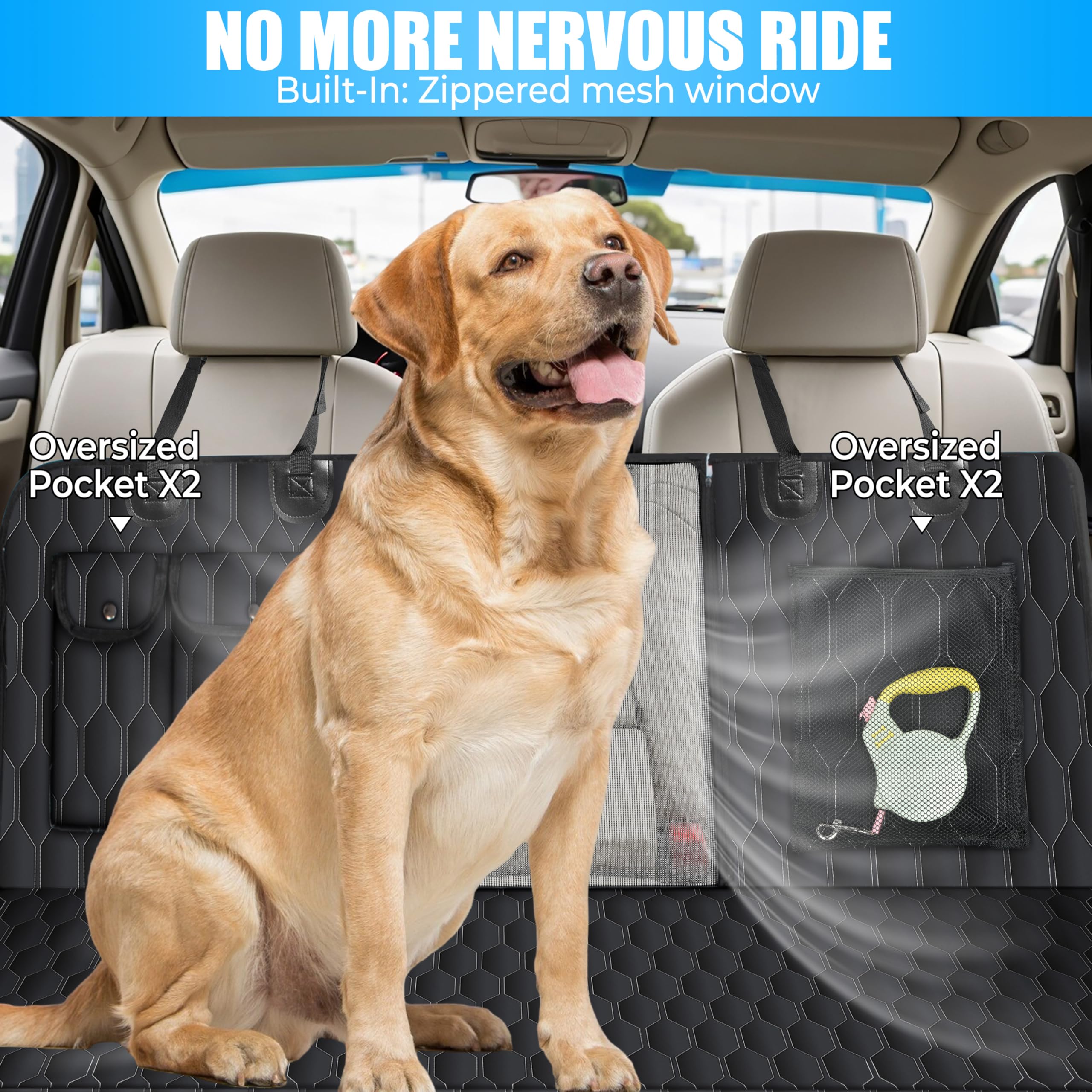 Marzel Goods non-slip backing keeps the cover securely in place