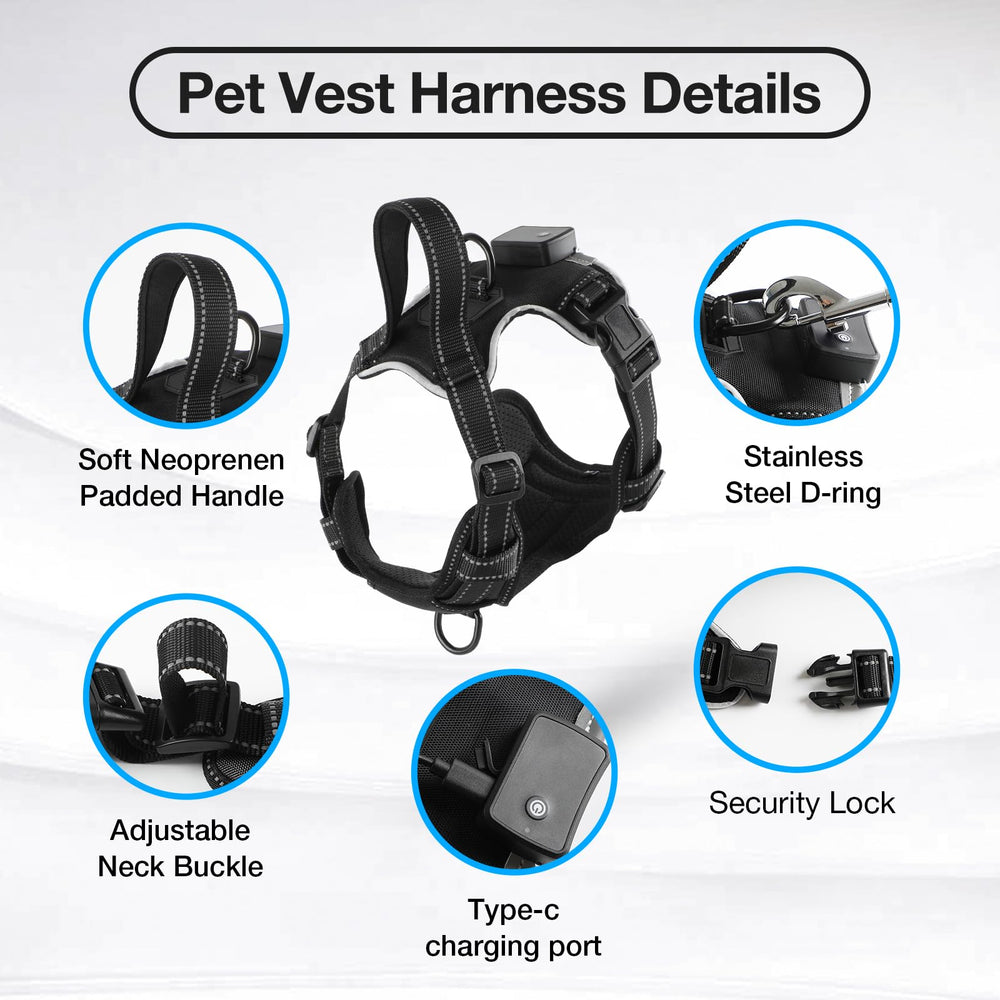 MASBRILL adjustable harness with four straps delivers a secure fit.
