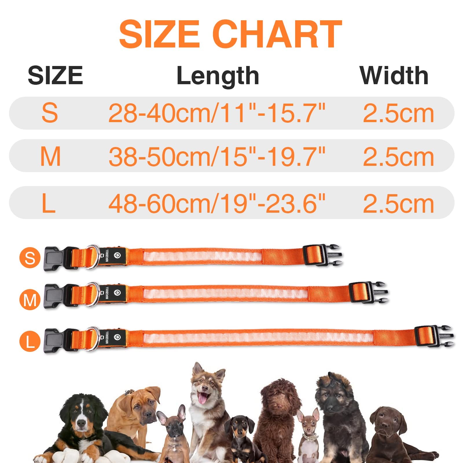 MASBRILL rechargeable dog collar USB charging demonstrates cost savings and ready for long outings