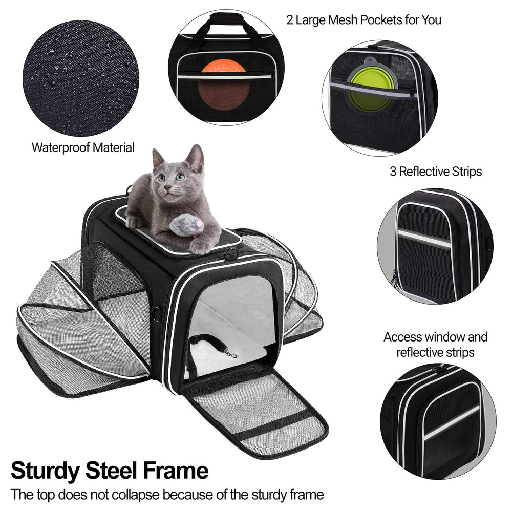 MASKEYON anti-escape zippers keep pets secure during moves