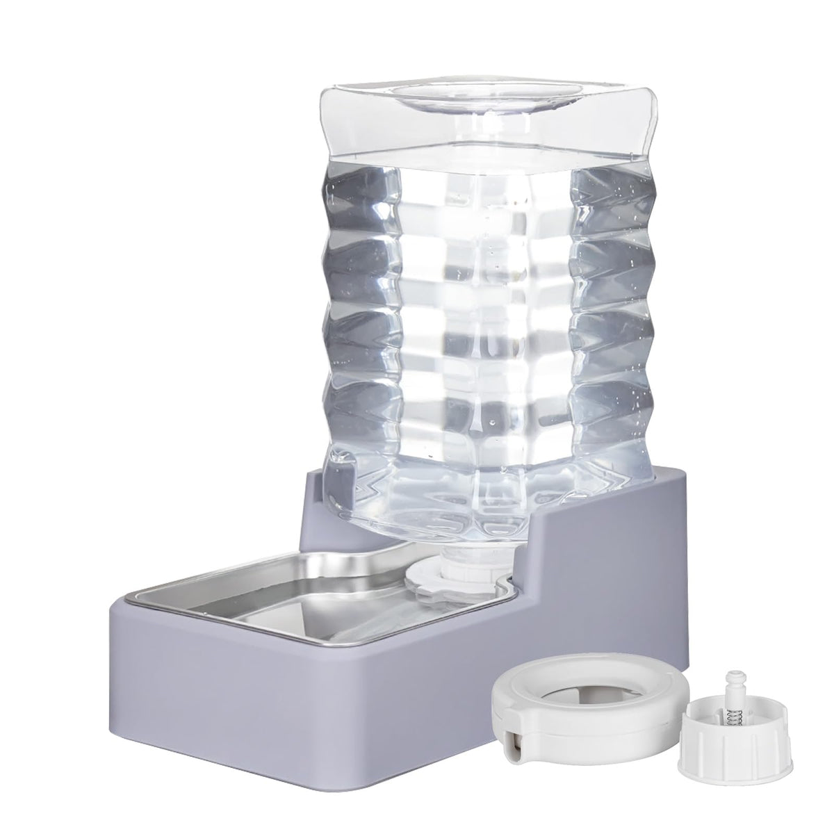 MASOCAT Automatic Water Dispenser Large shows 8L capacity for steady pet hydration