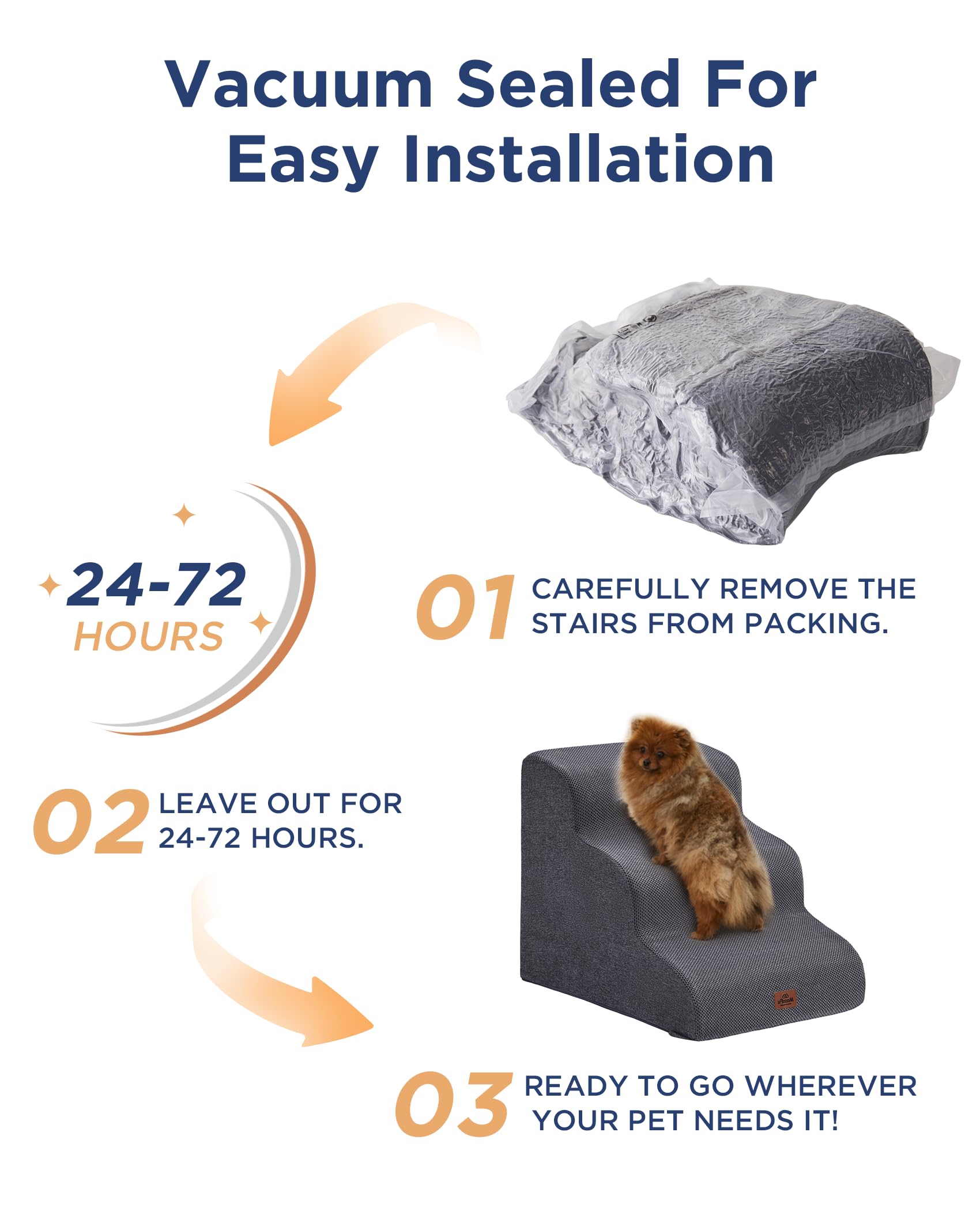 MASSFU curved stairs aligned with bed edge for easy climb