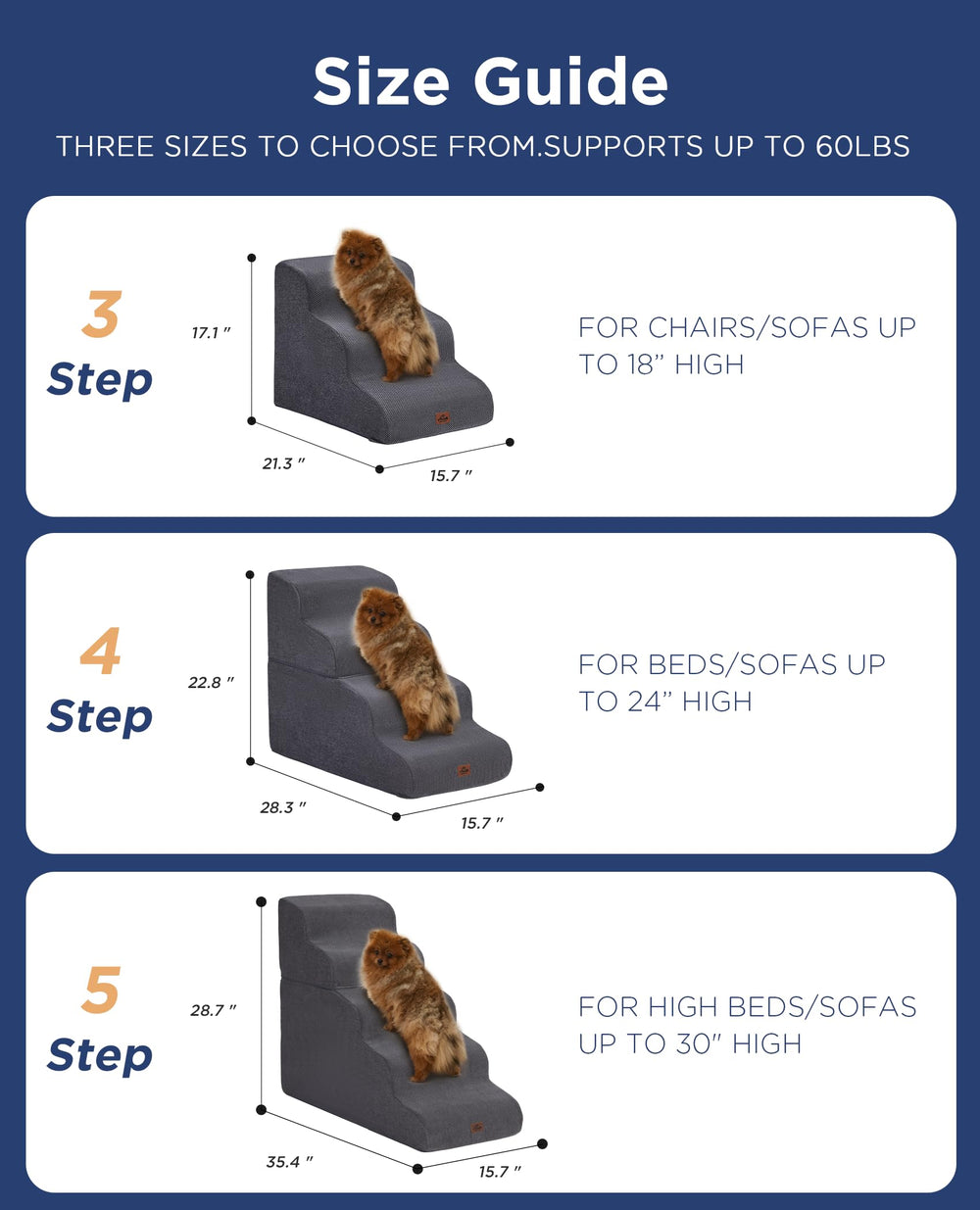 MASSFU removable washable fleece cover on stairs