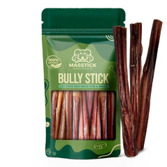 MASSTICK Bully Sticks 4inch packaging for convenient storage and odor-free dog treats