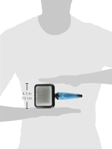 Master Grooming Tools ergonomic slicker in action for dogs during grooming