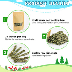 Matafat dental-friendly chew sticks demonstrate engaging small-pet activity.