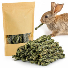 Matafat rabbit Timothy hay toy pack ready for chew and play.