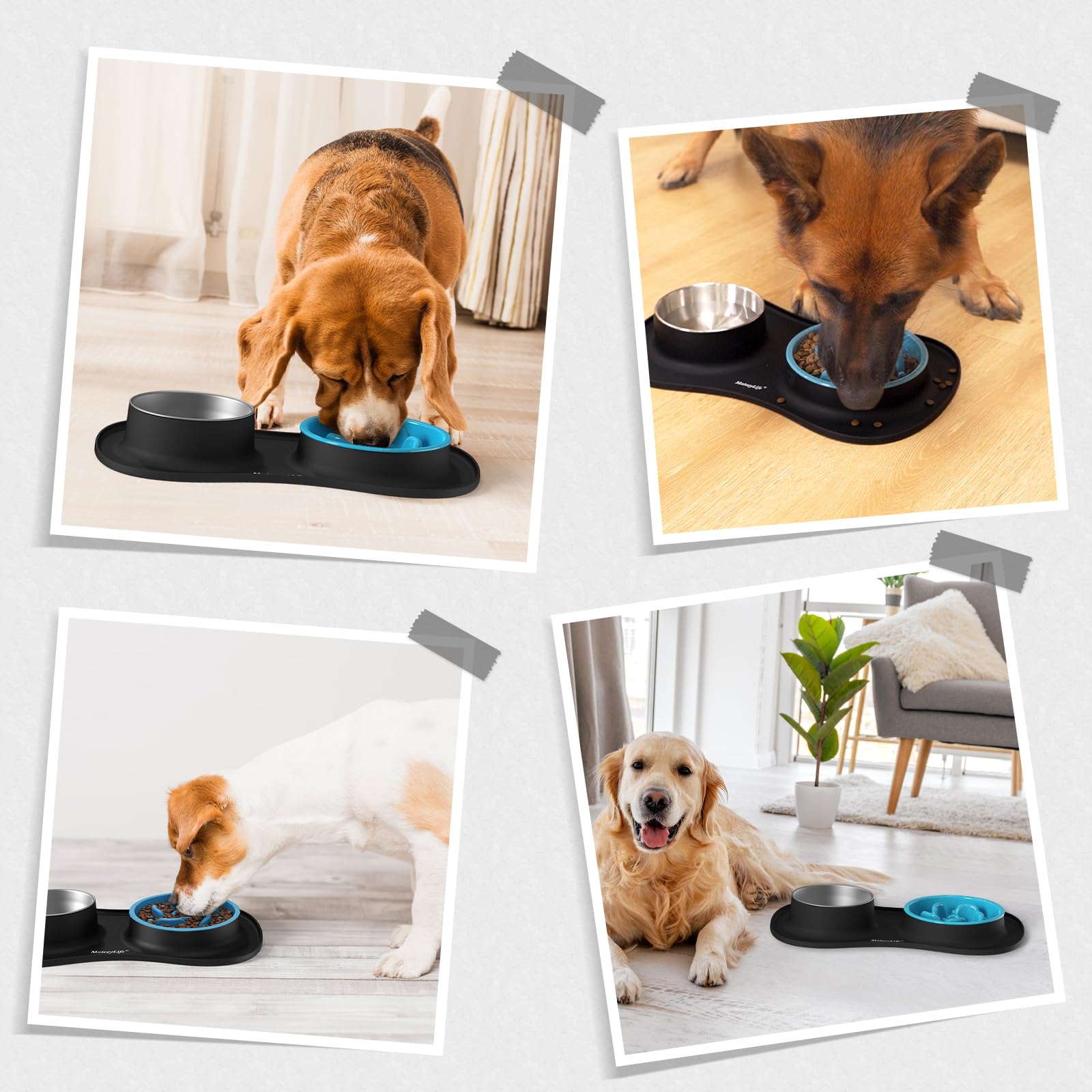 MateeyLife easy-clean detachable design simplifies washing after meals.