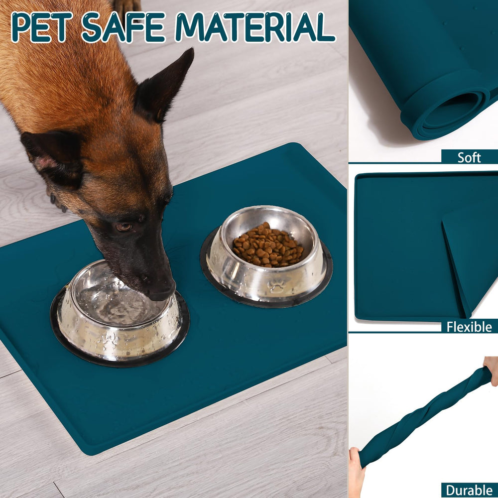 MateeyLife alfombrilla silicona en tamaños y colores múltiples para todas las mascotas.
